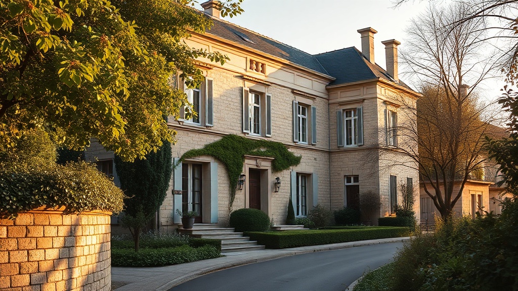 Maison individuelle avec jardin dans un quartier résidentiel de Bordeaux